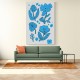 Blue Flowers Wall Art