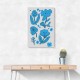 Blue Flowers Wall Art