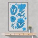 Blue Flowers Wall Art