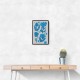 Blue Flowers Wall Art