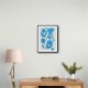 Blue Flowers Wall Art