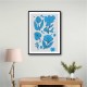 Blue Flowers Wall Art