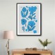 Blue Flowers Wall Art