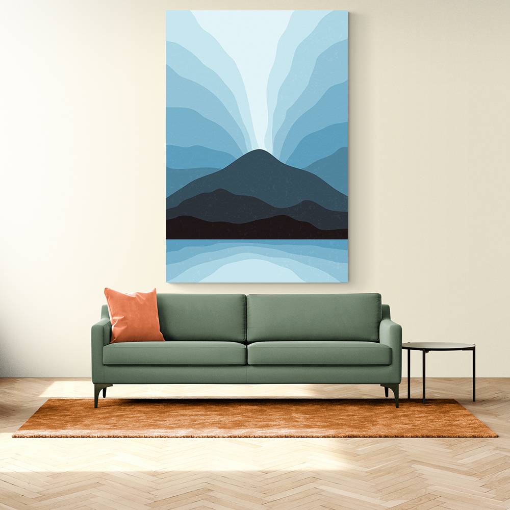 Blue Mountain Vibes #1 Wall Art