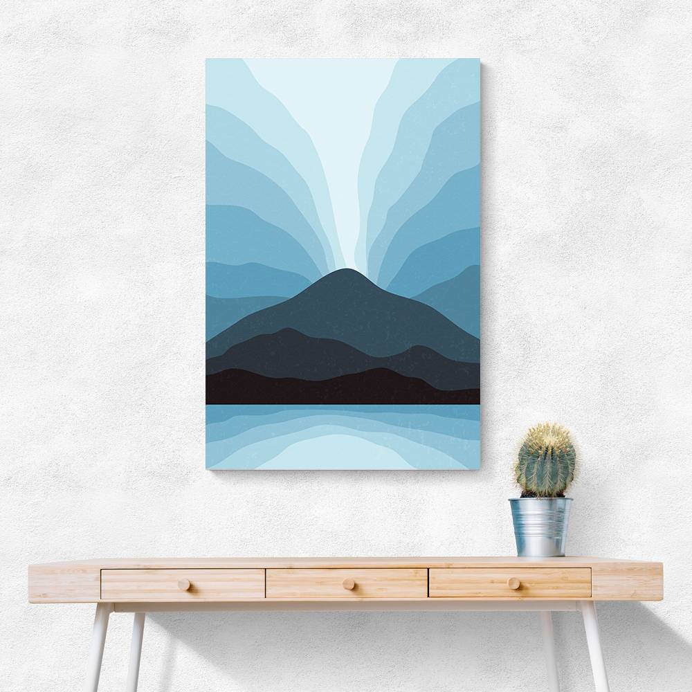 Blue Mountain Vibes #1 Wall Art