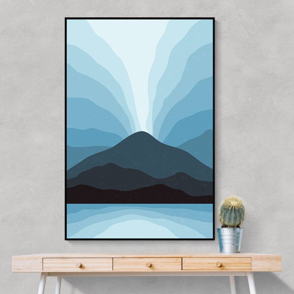 Blue Mountain Vibes #1 Wall Art