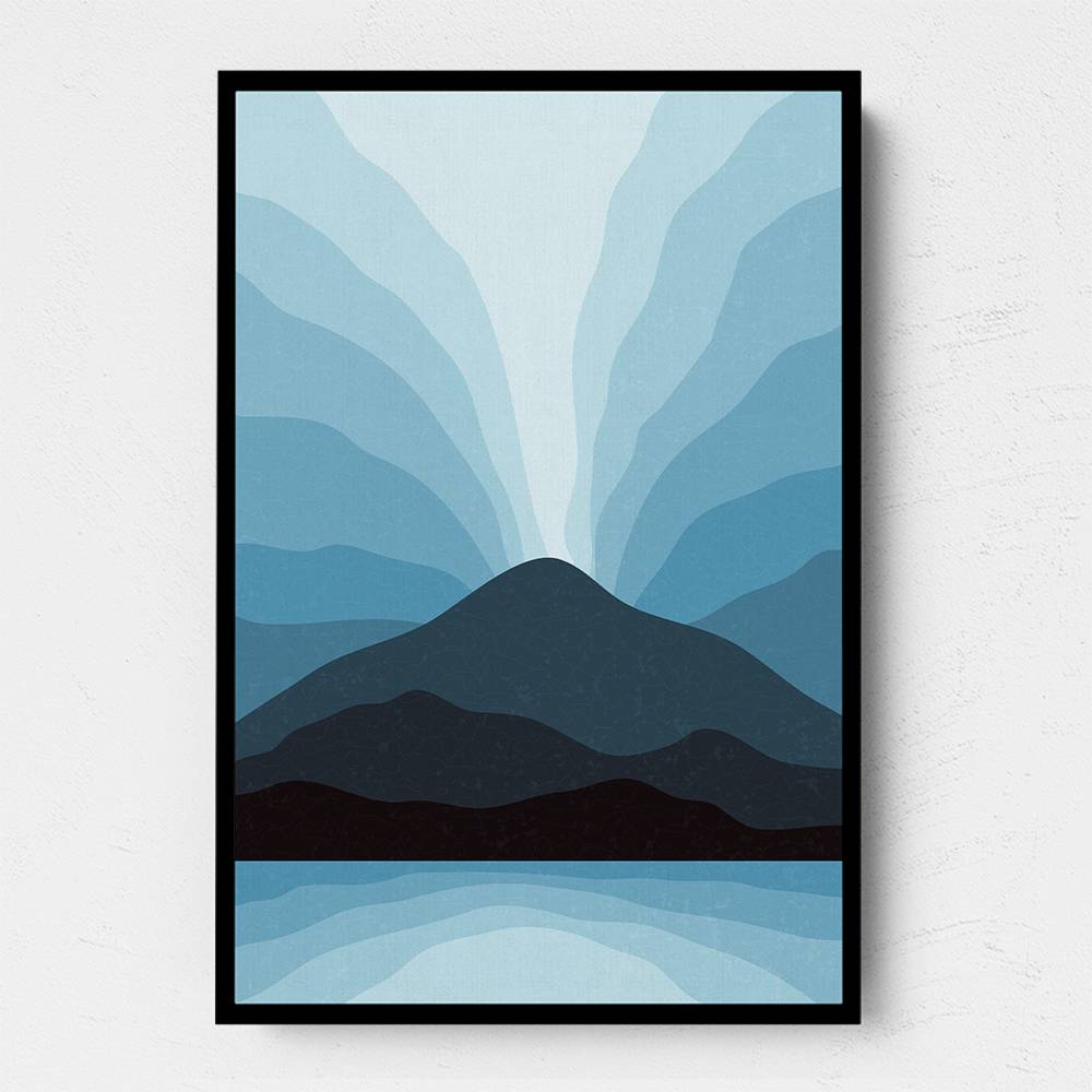 Blue Mountain Vibes #1 Wall Art