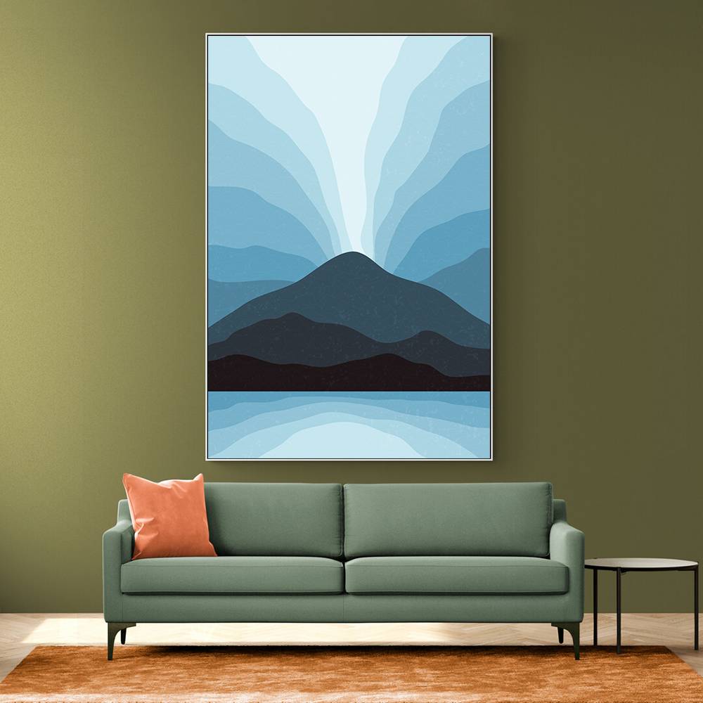 Blue Mountain Vibes #1 Wall Art