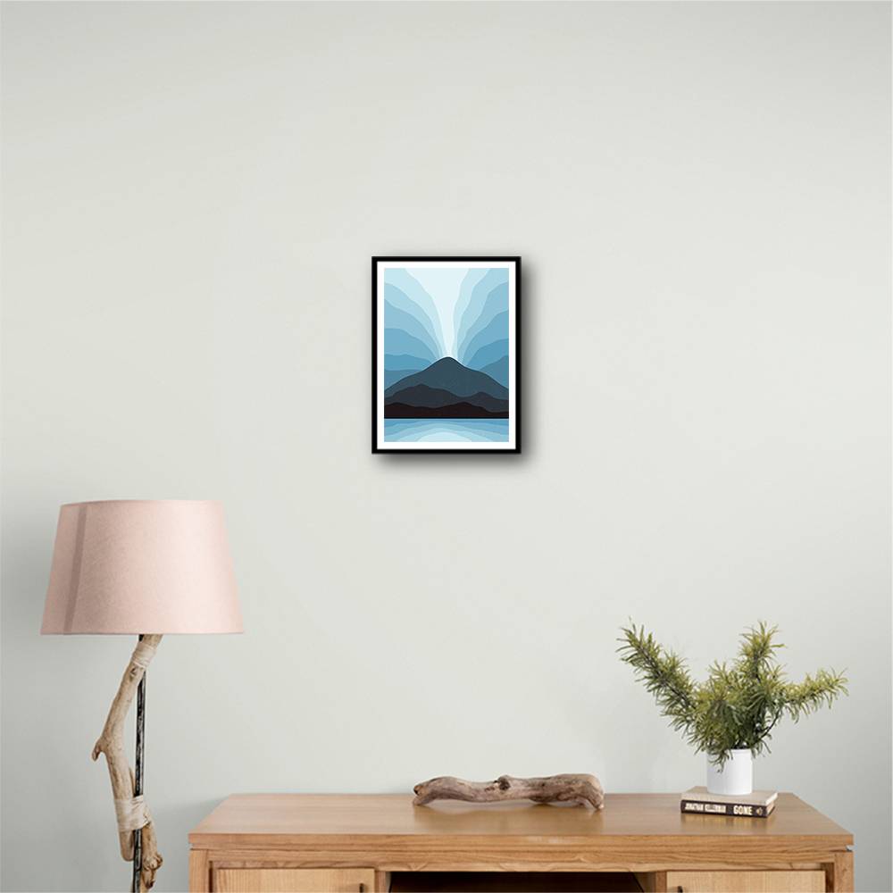 Blue Mountain Vibes #1 Wall Art