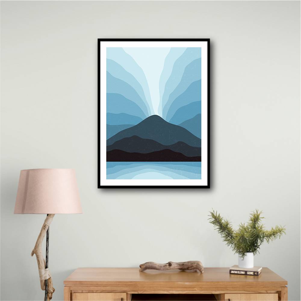 Blue Mountain Vibes #1 Wall Art