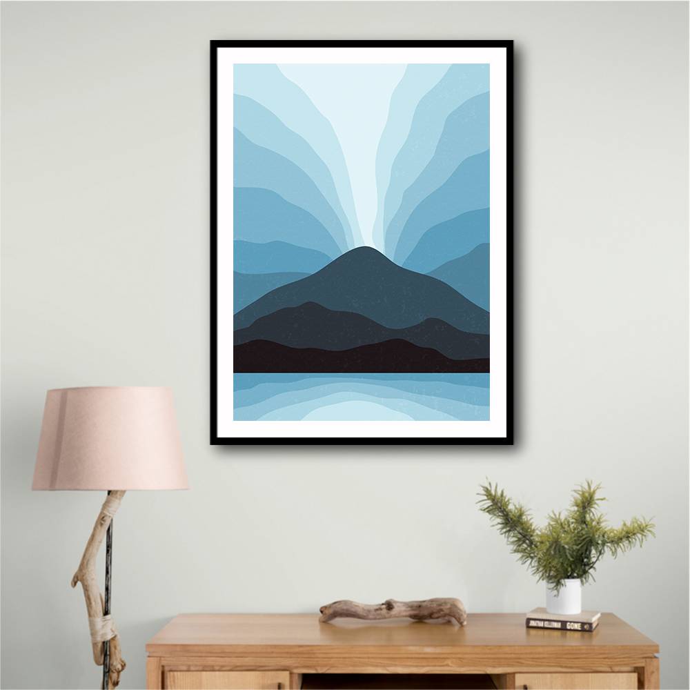 Blue Mountain Vibes #1 Wall Art