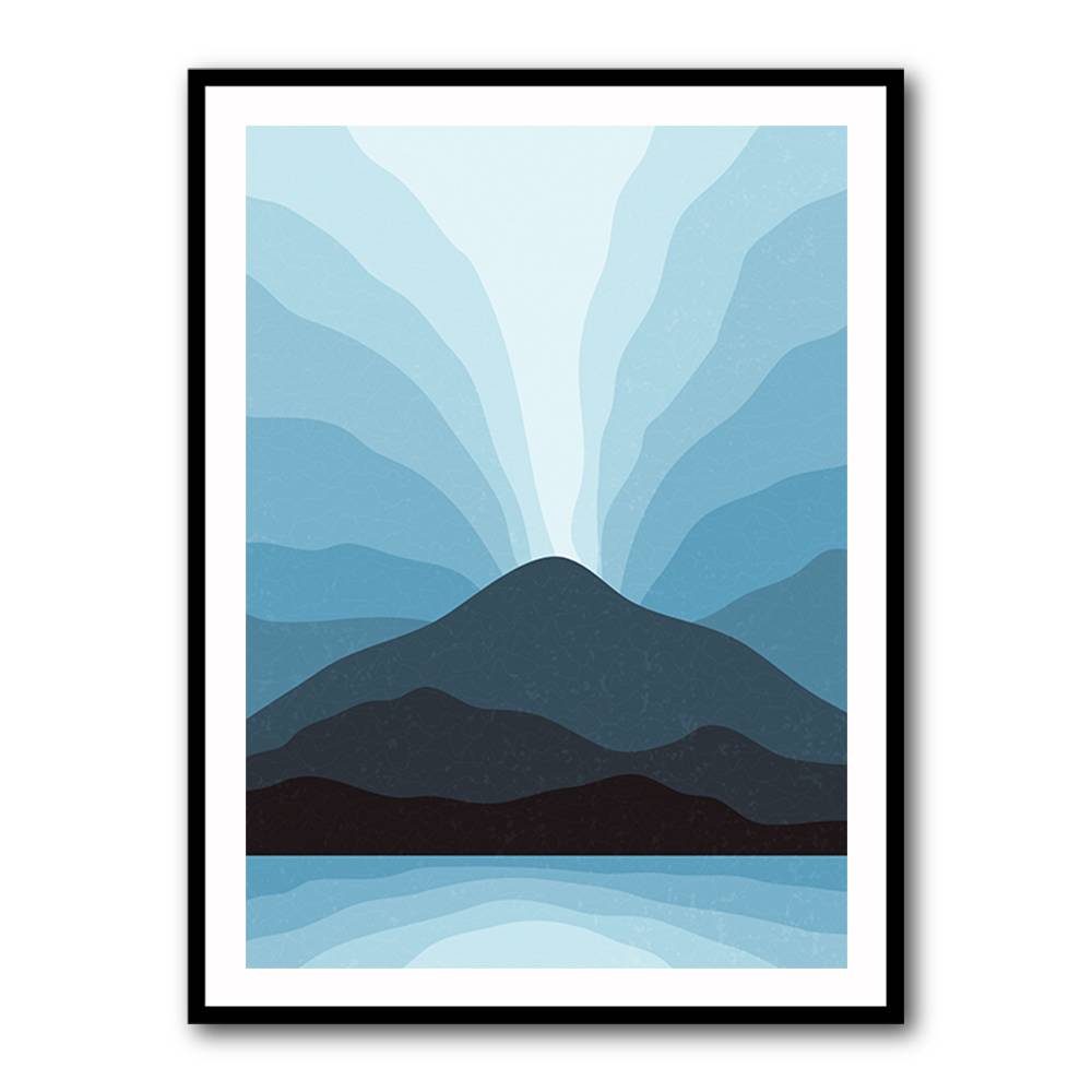 Blue Mountain Vibes #1 Wall Art