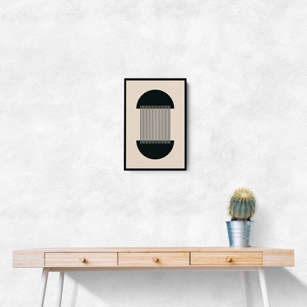 Boho Geometric Circle Wall Art