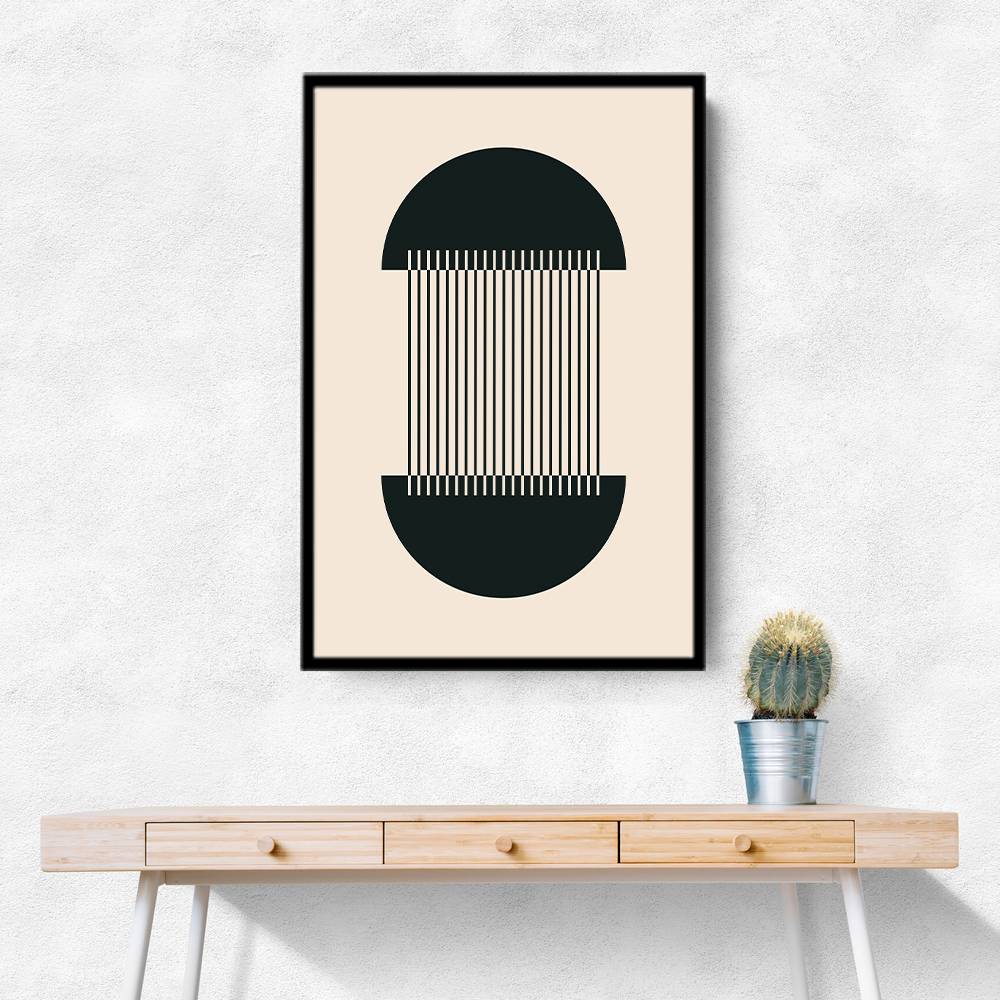 Boho Geometric Circle Wall Art