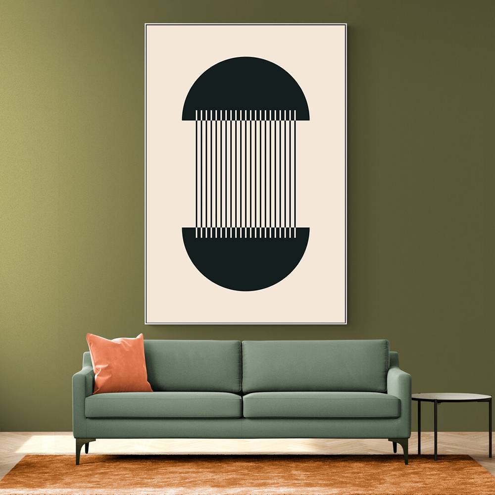 Boho Geometric Circle Wall Art