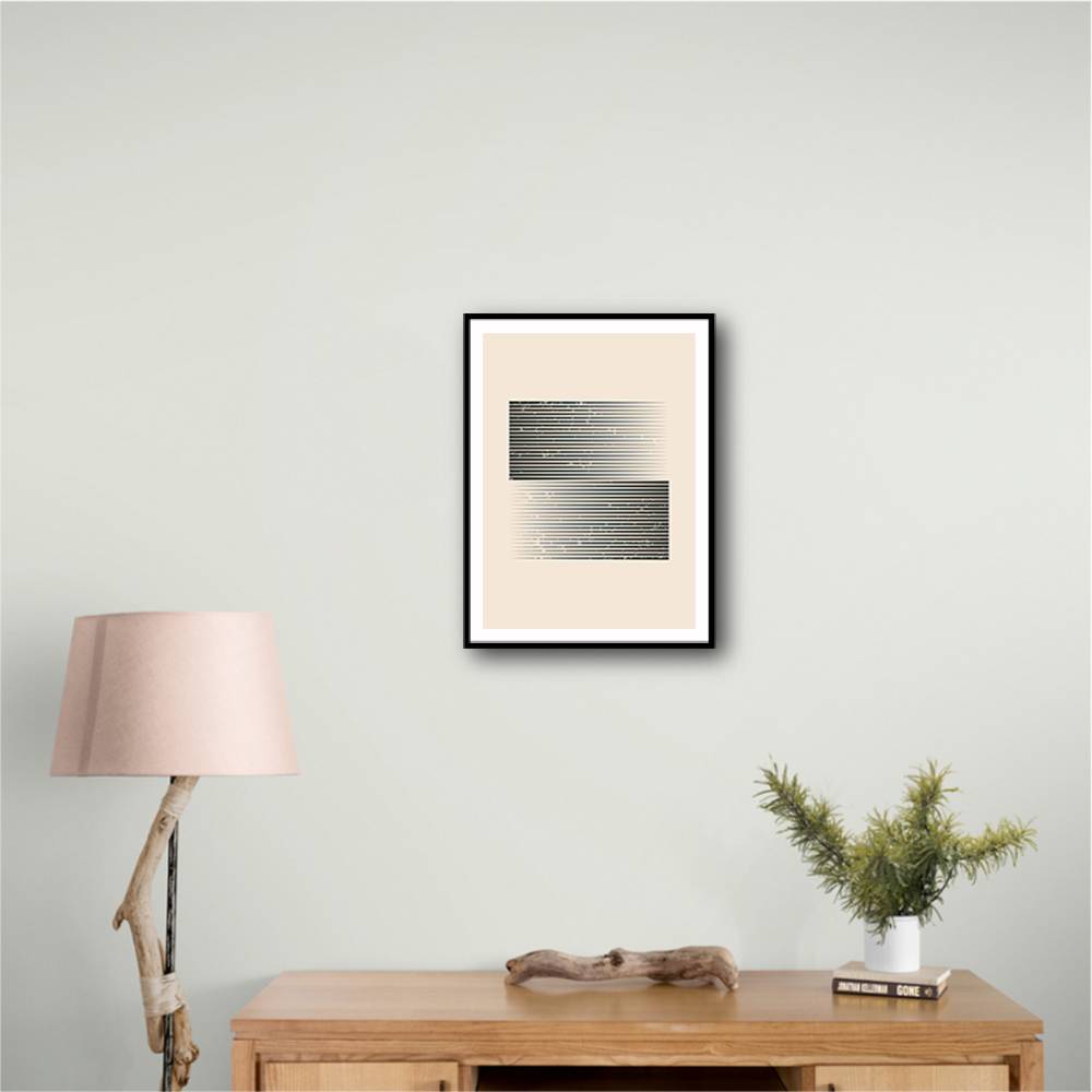 Boho Minimal Shapes #2 Wall Art