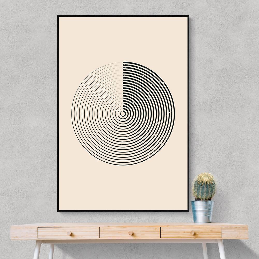 Boho Minimal Shapes #1 Wall Art