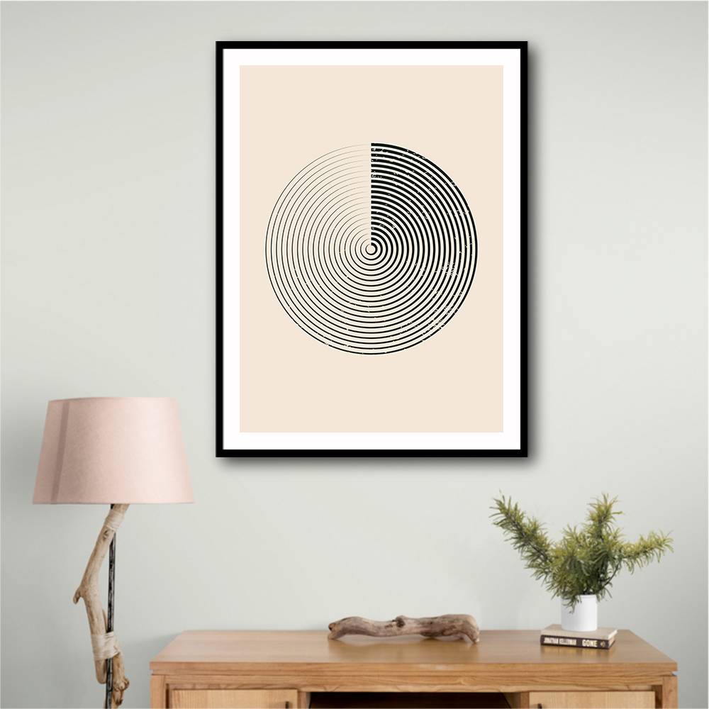 Boho Minimal Shapes #1 Wall Art