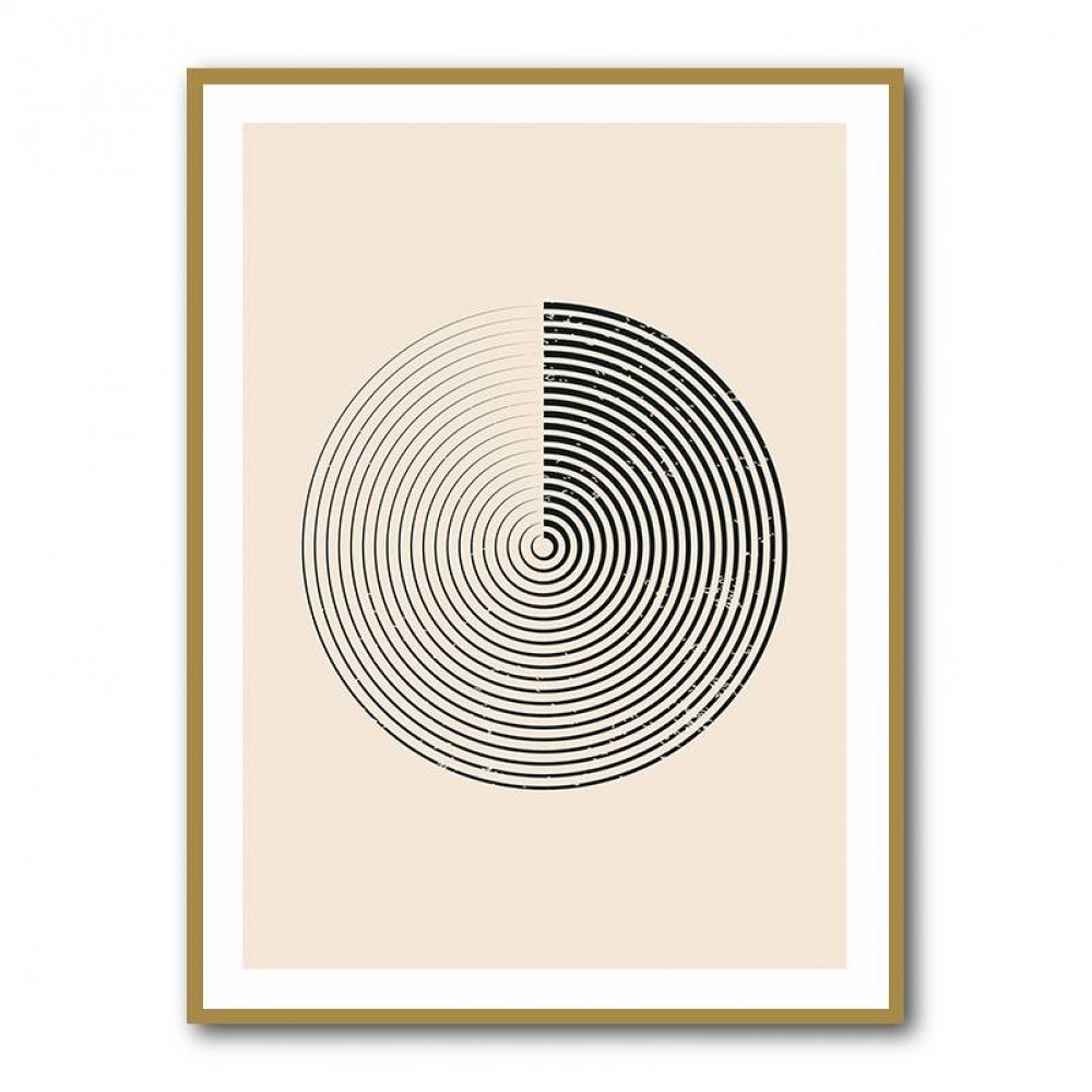 Boho Minimal Shapes #1 Wall Art