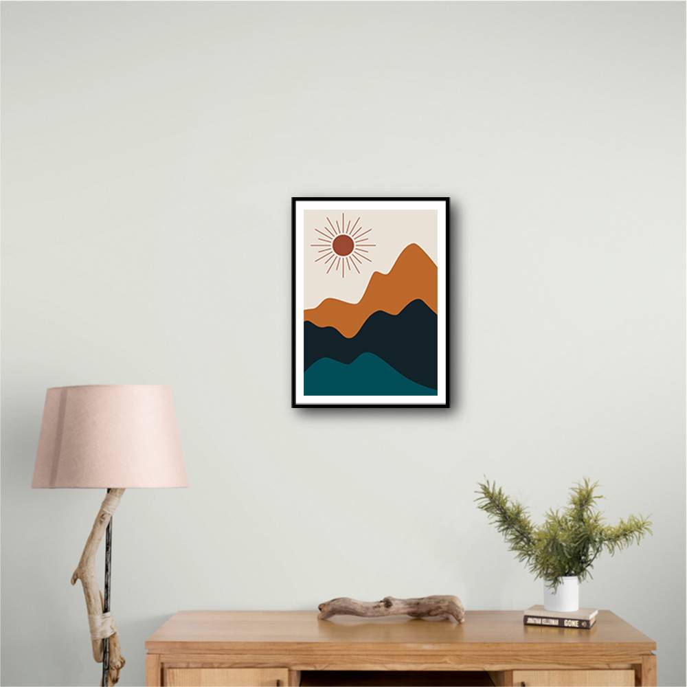 Boho Mountain Series #2 Wall Art