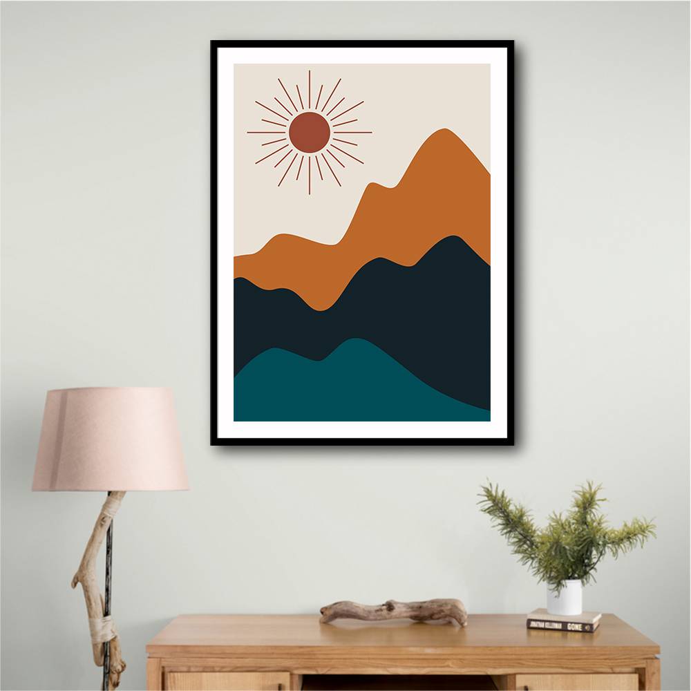 Boho Mountain Series #2 Wall Art