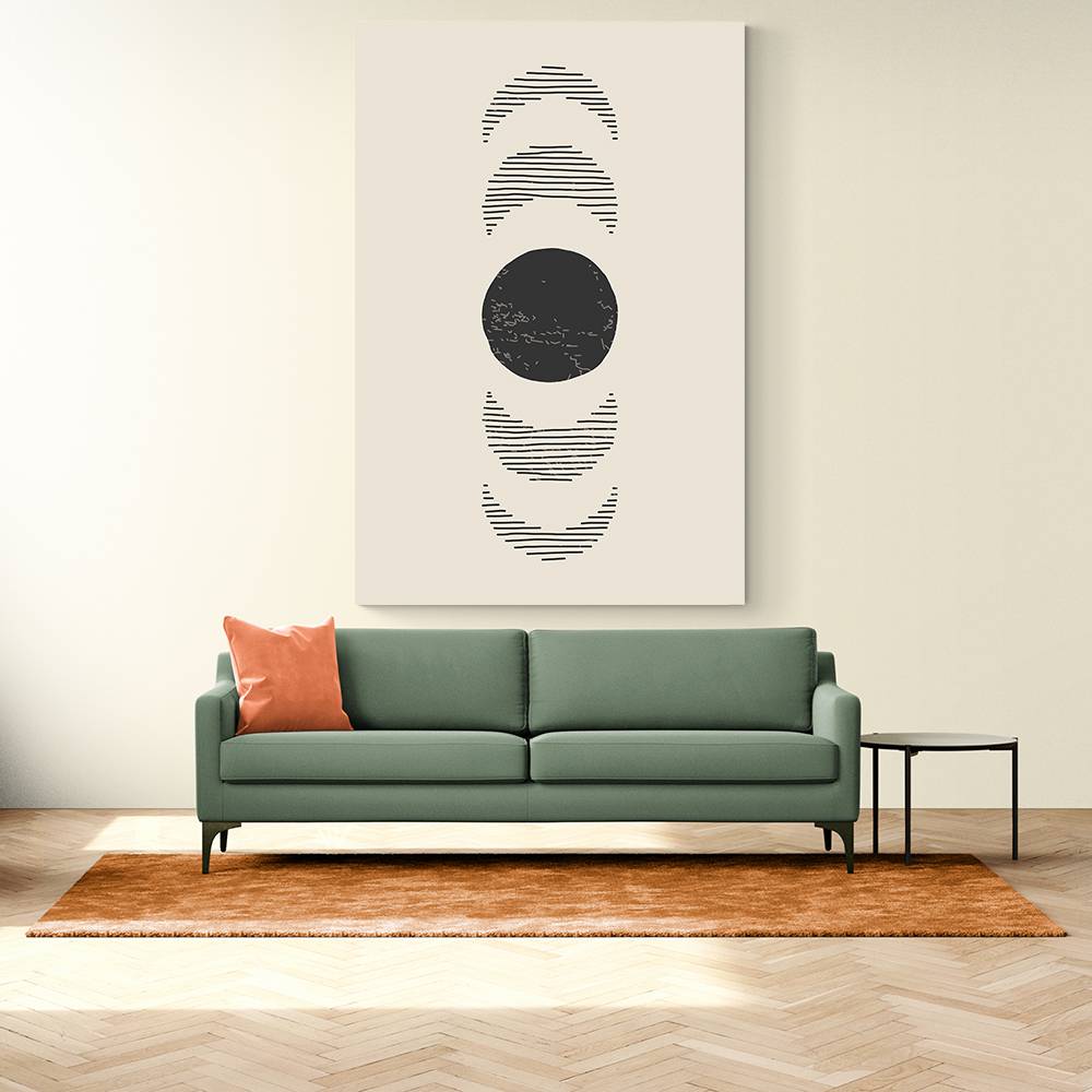 Boho Sun and Moon #4 Wall Art