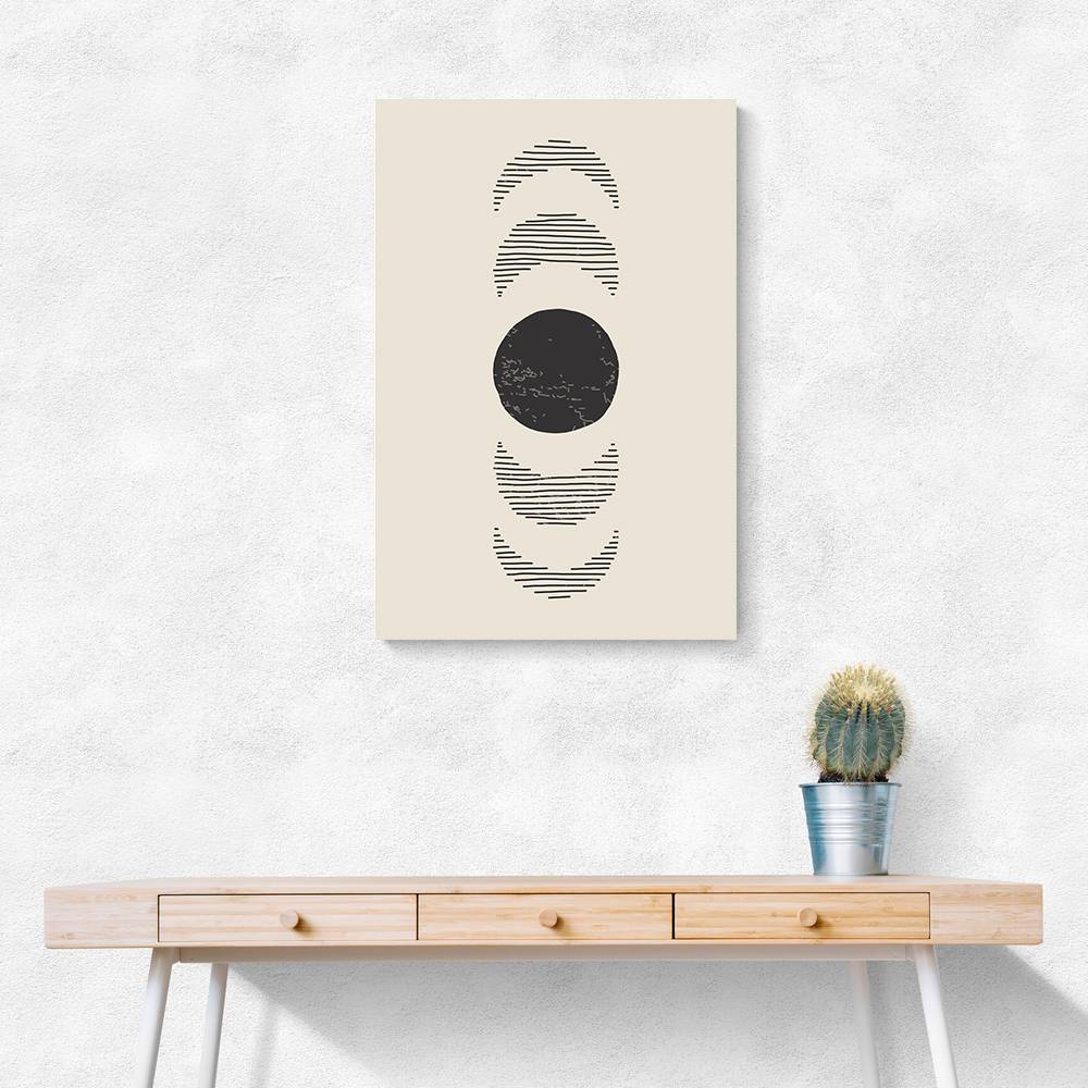 Boho Sun and Moon #4 Wall Art