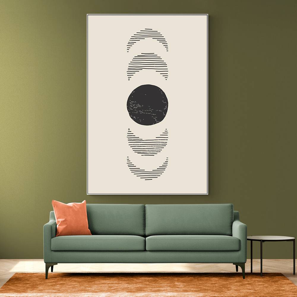 Boho Sun and Moon #4 Wall Art