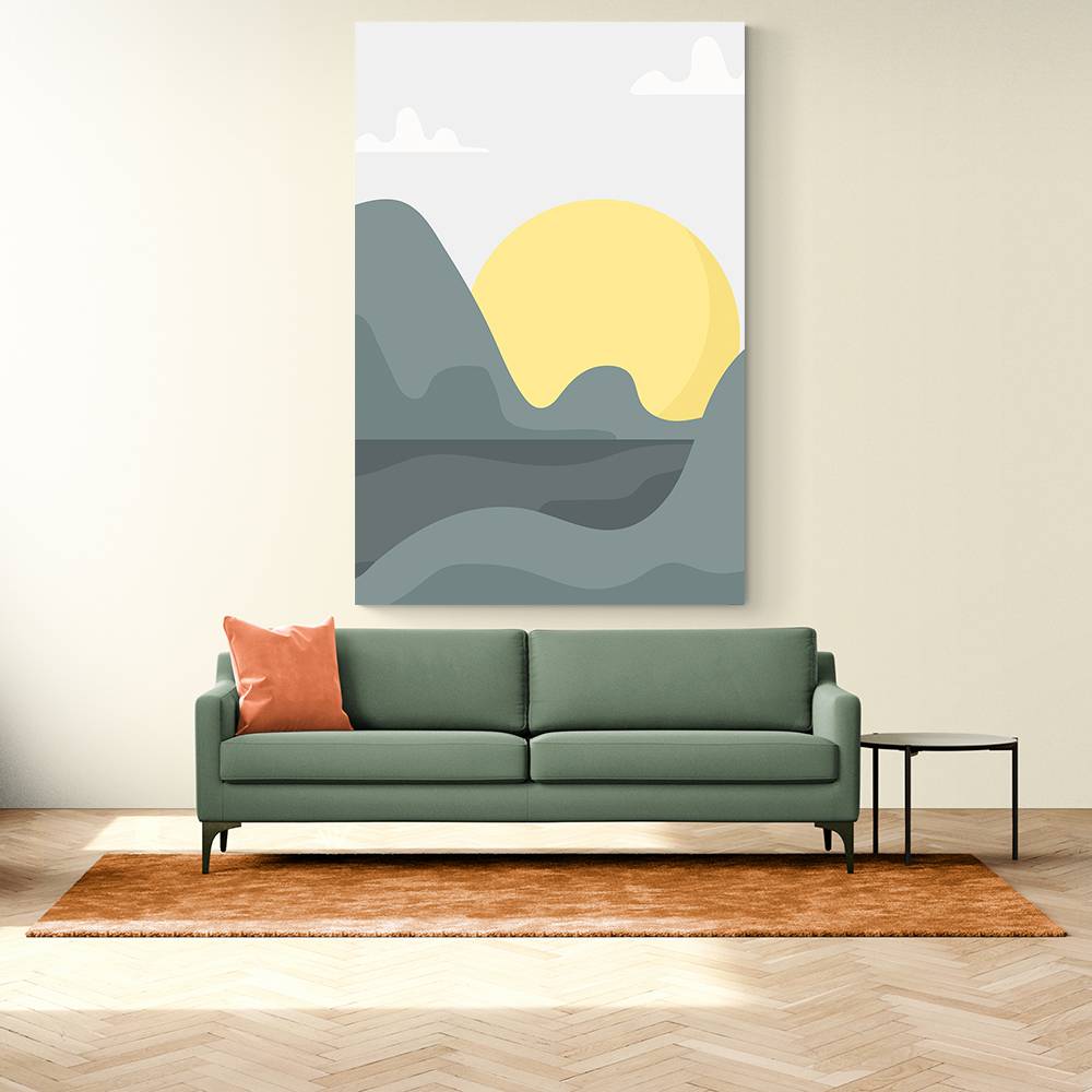 Boho Sunny Landscape #1 Wall Art