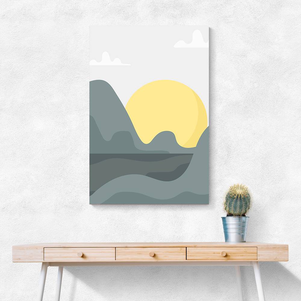 Boho Sunny Landscape #1 Wall Art