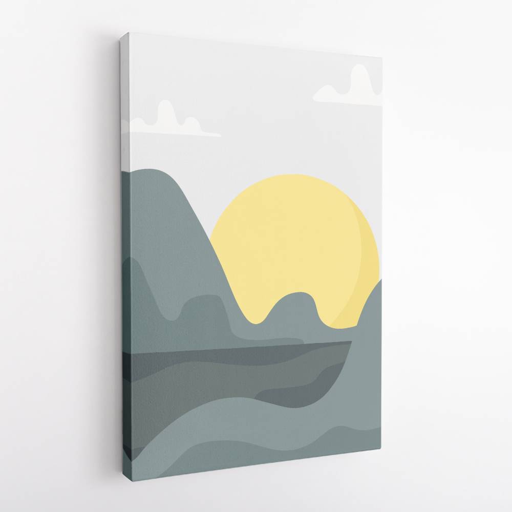 Boho Sunny Landscape #1 Wall Art