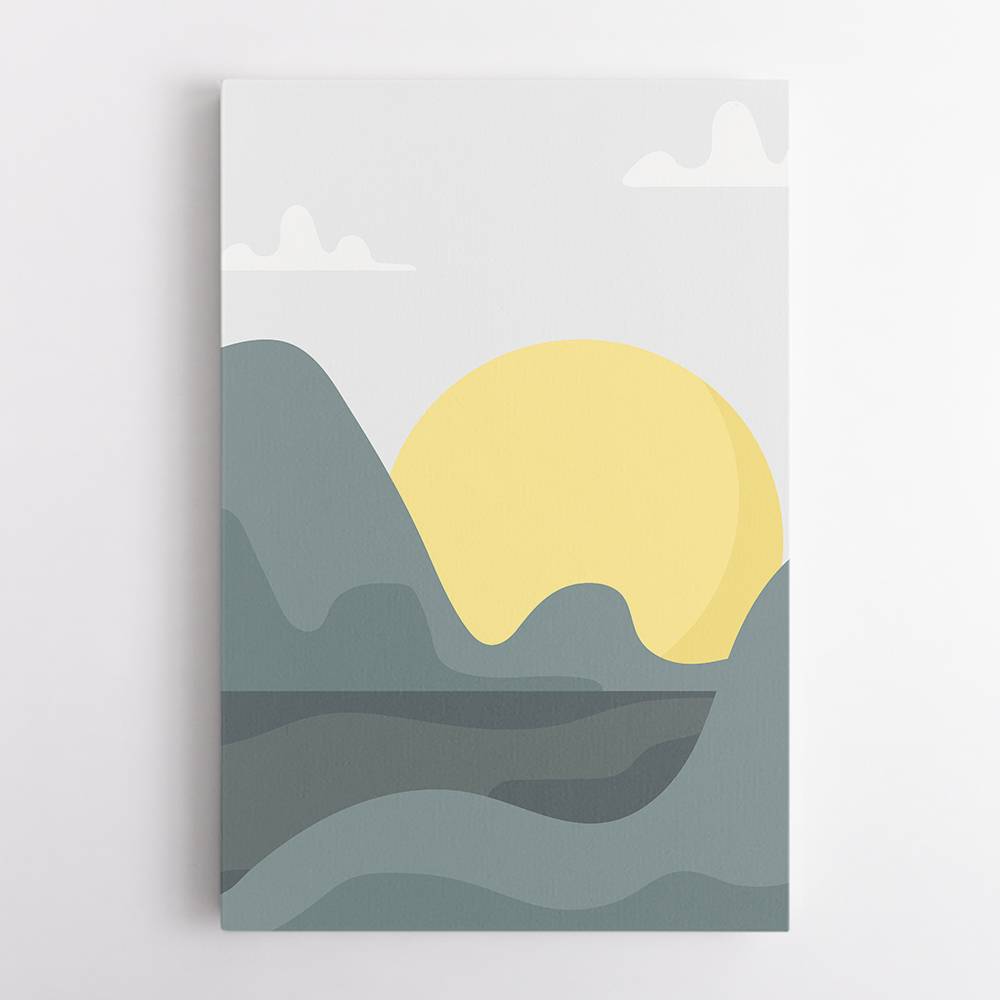 Boho Sunny Landscape #1 Wall Art