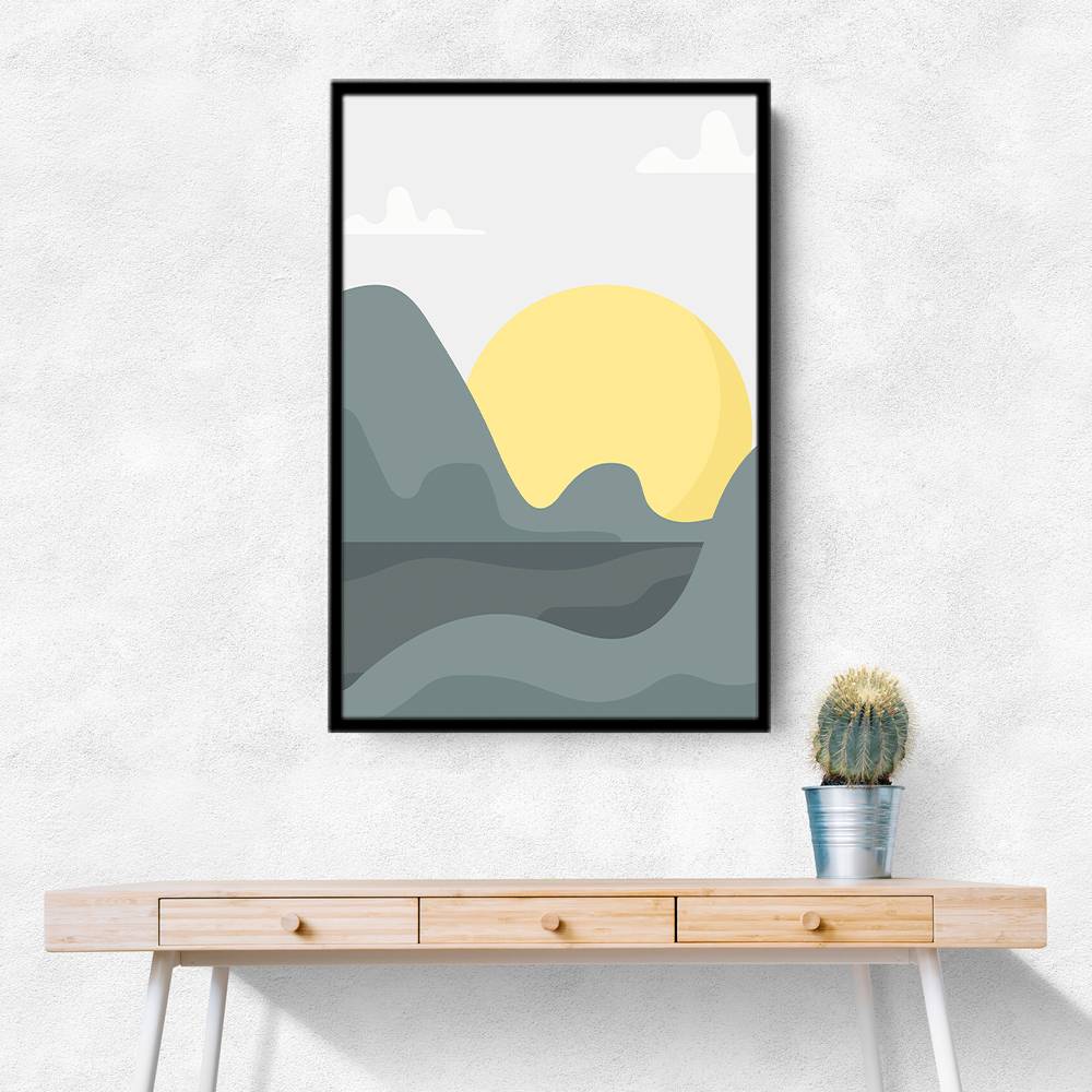 Boho Sunny Landscape #1 Wall Art