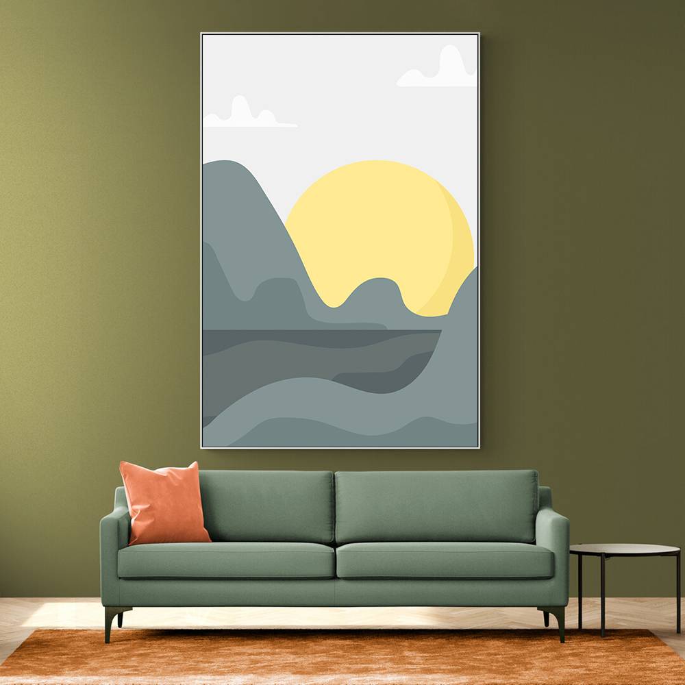 Boho Sunny Landscape #1 Wall Art