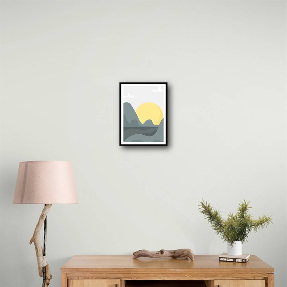 Boho Sunny Landscape #1 Wall Art