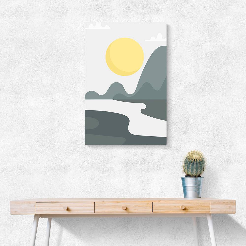 Boho Sunny Landscape #3 Wall Art