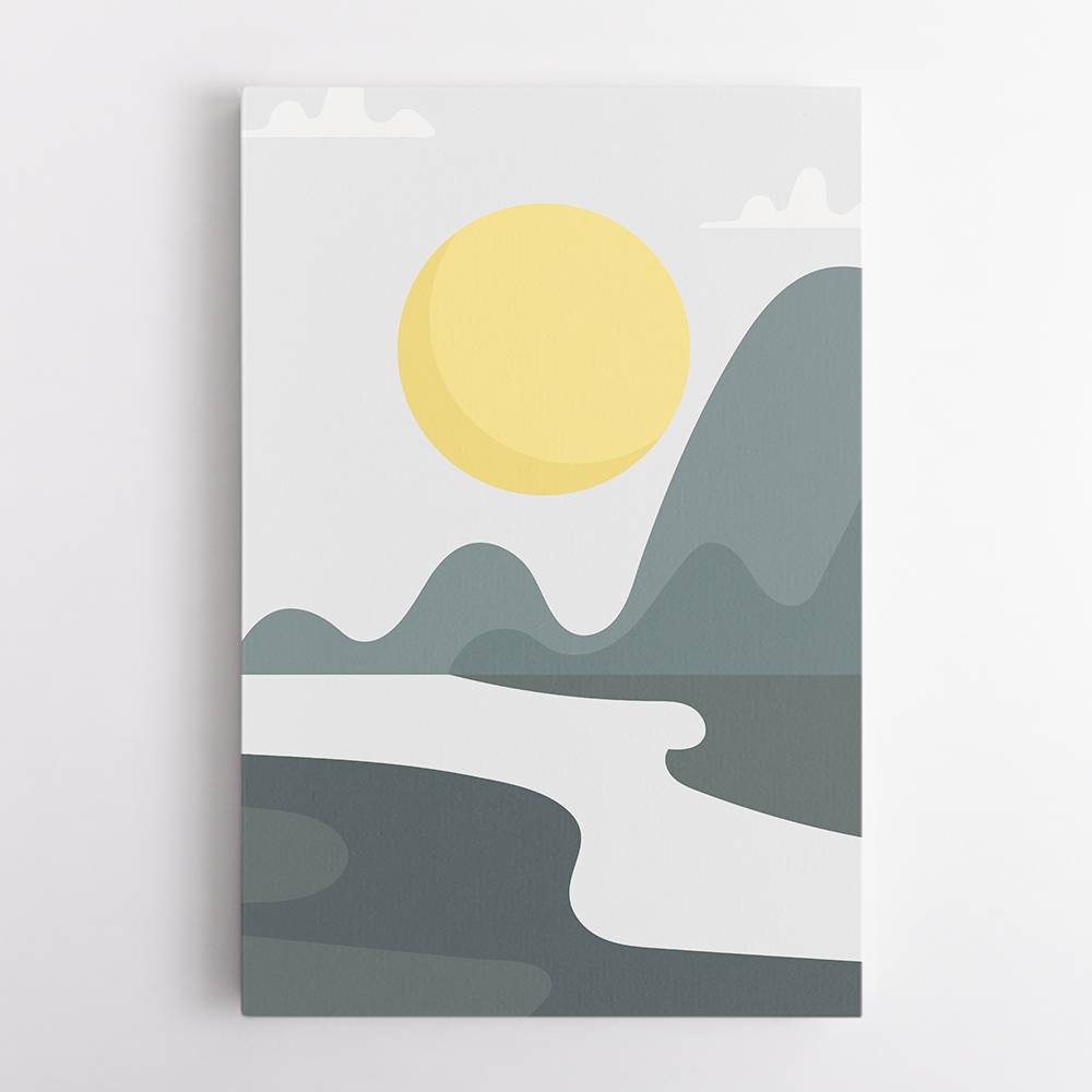 Boho Sunny Landscape #3 Wall Art