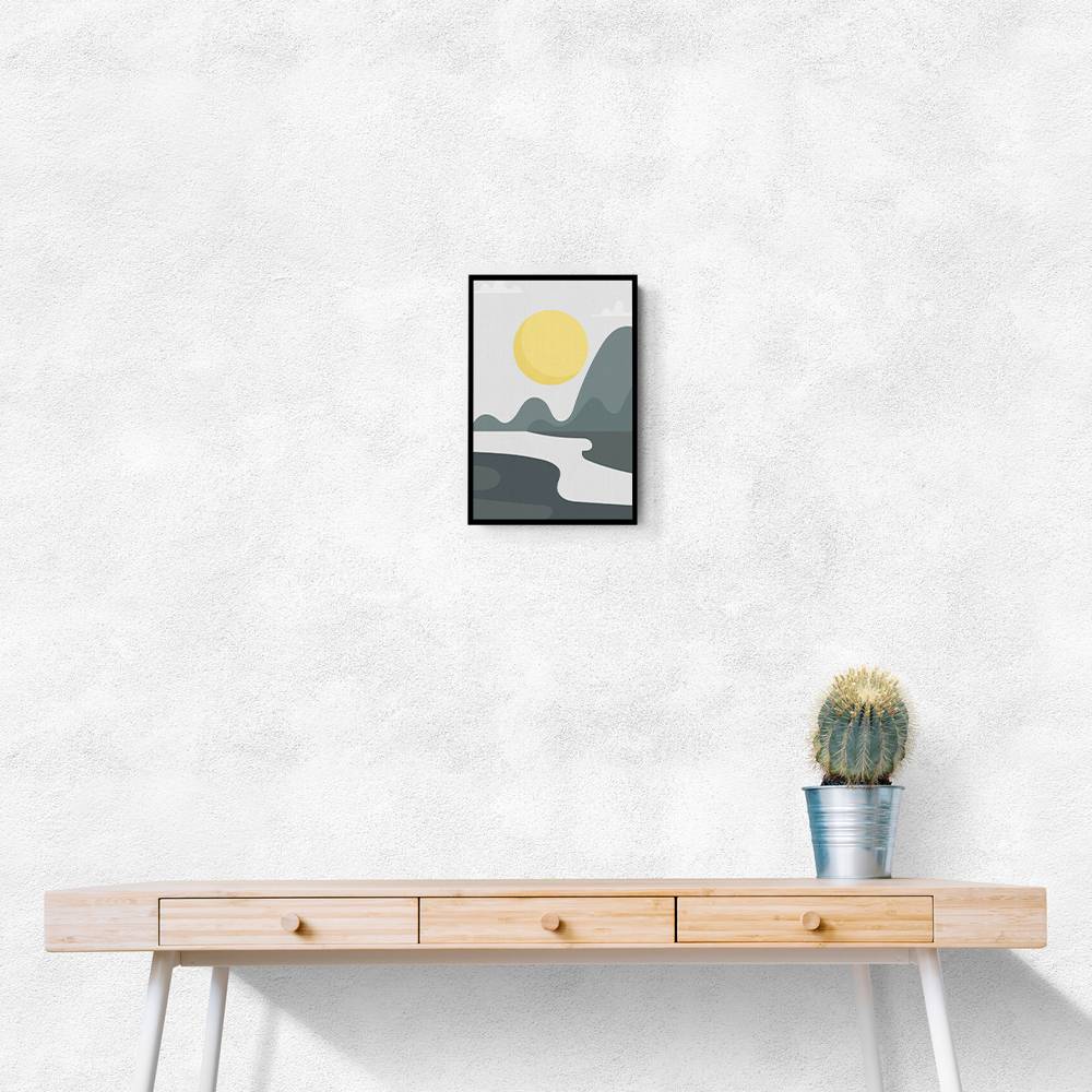 Boho Sunny Landscape #3 Wall Art