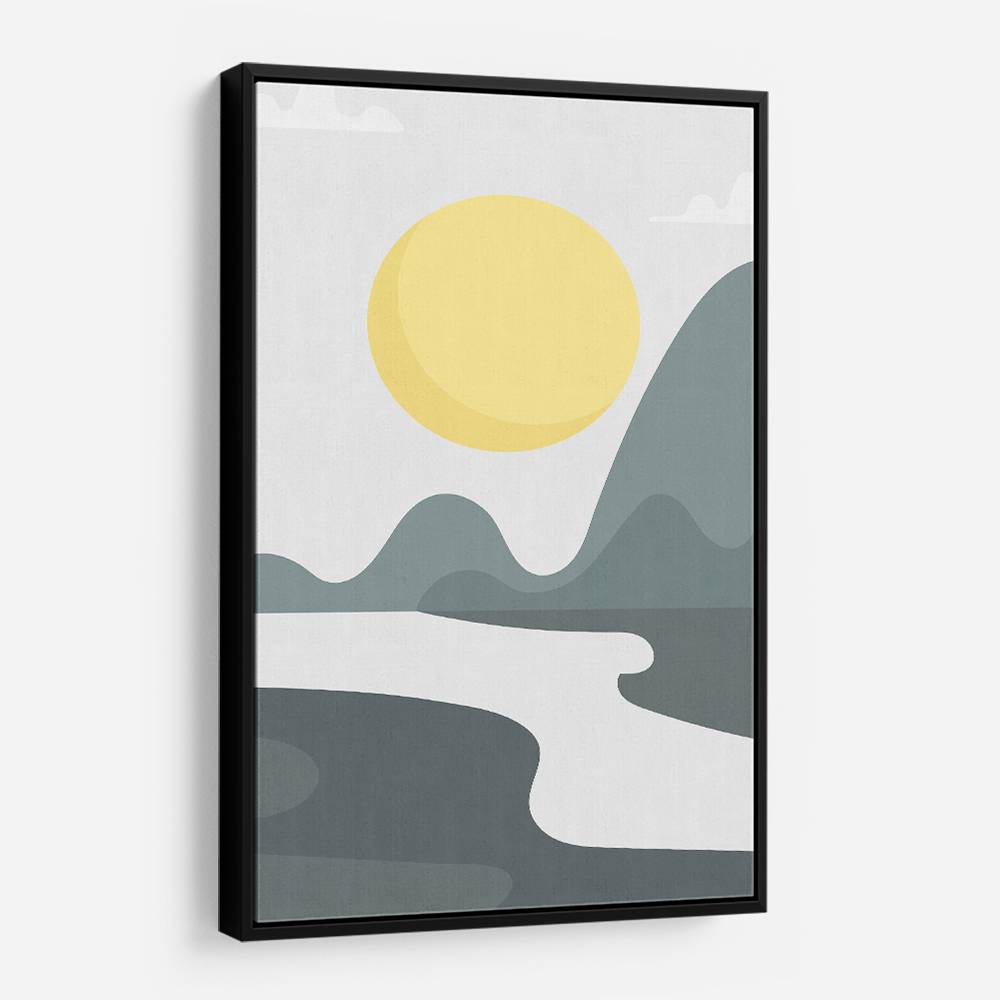 Boho Sunny Landscape #3 Wall Art