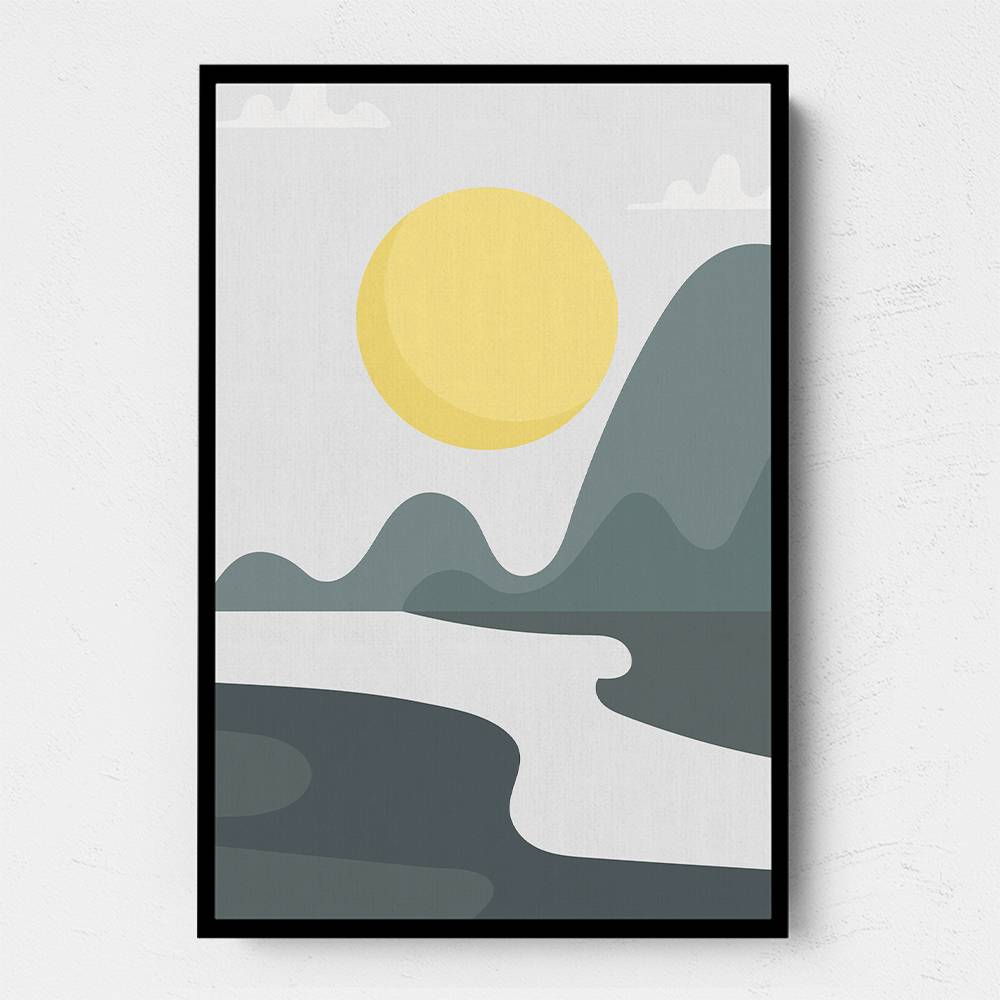 Boho Sunny Landscape #3 Wall Art