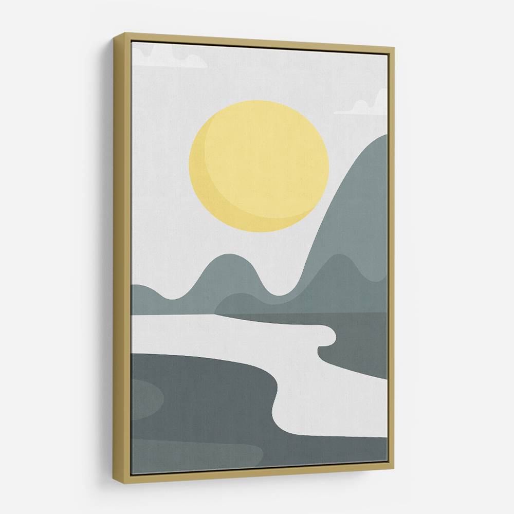 Boho Sunny Landscape #3 Wall Art