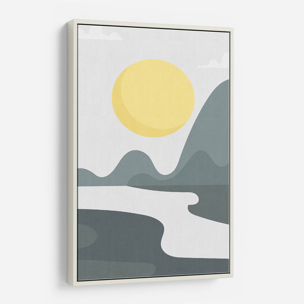 Boho Sunny Landscape #3 Wall Art