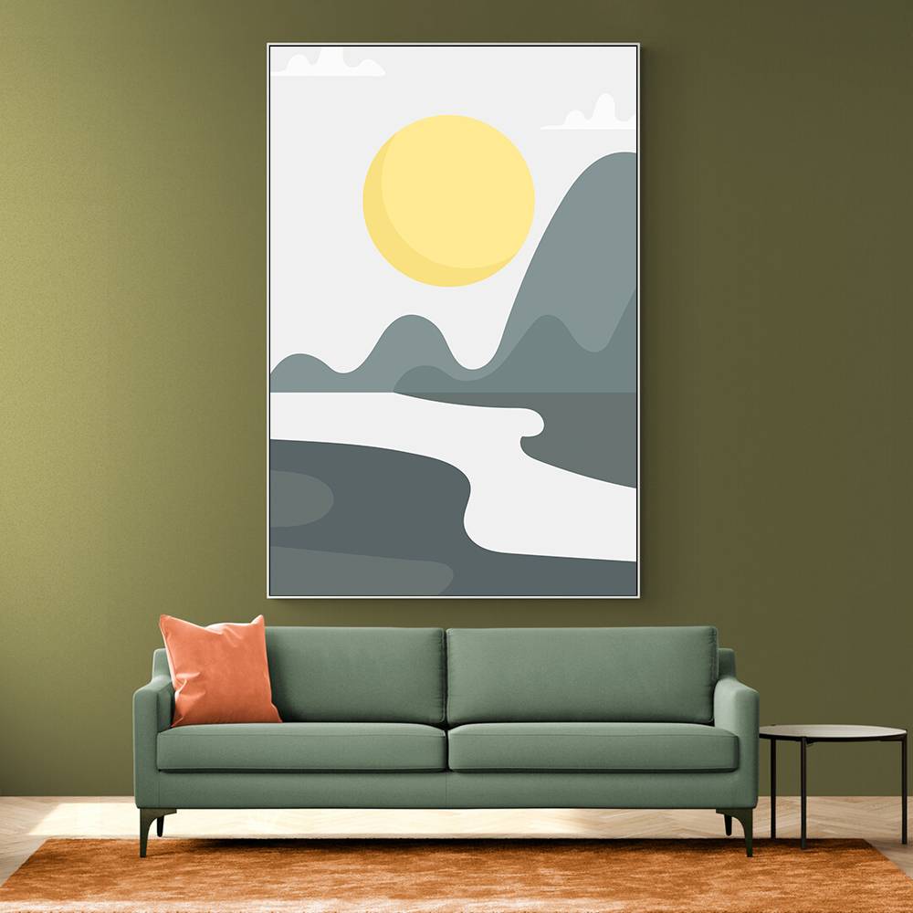 Boho Sunny Landscape #3 Wall Art