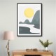 Boho Sunny Landscape #3 Wall Art