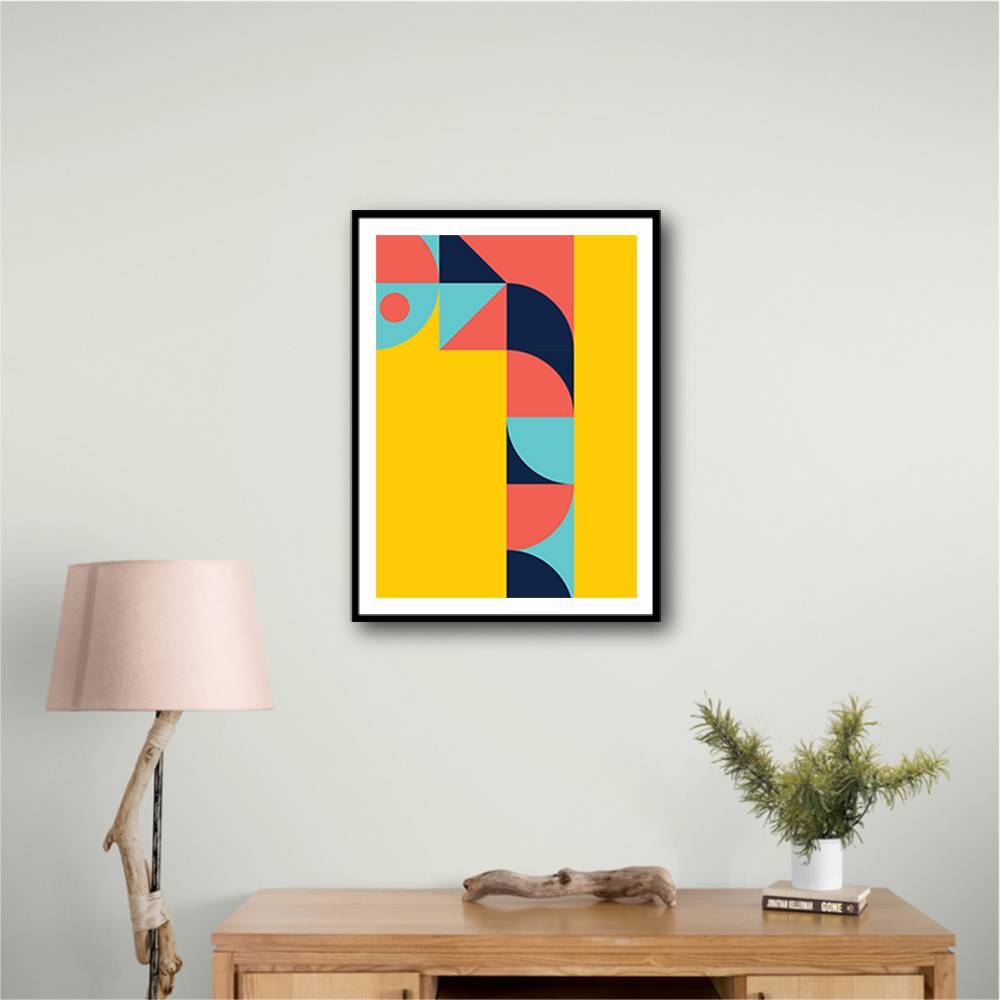 Bold Bauhaus Series #1 Wall Art