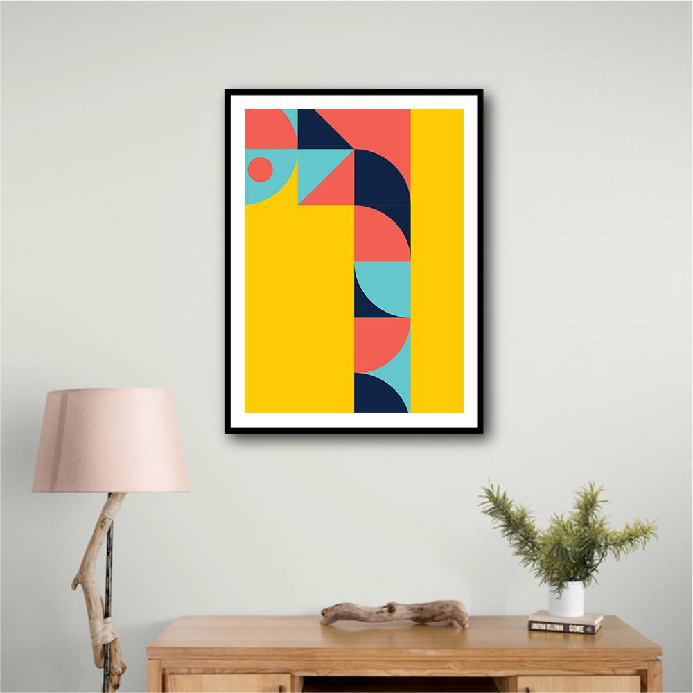 Bold Bauhaus Series #1 Wall Art