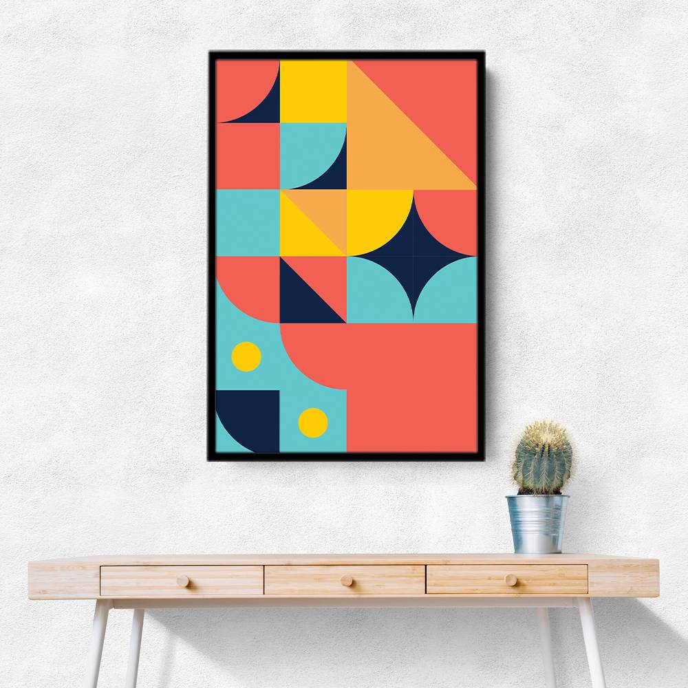 Bold Bauhaus Series #2 Wall Art