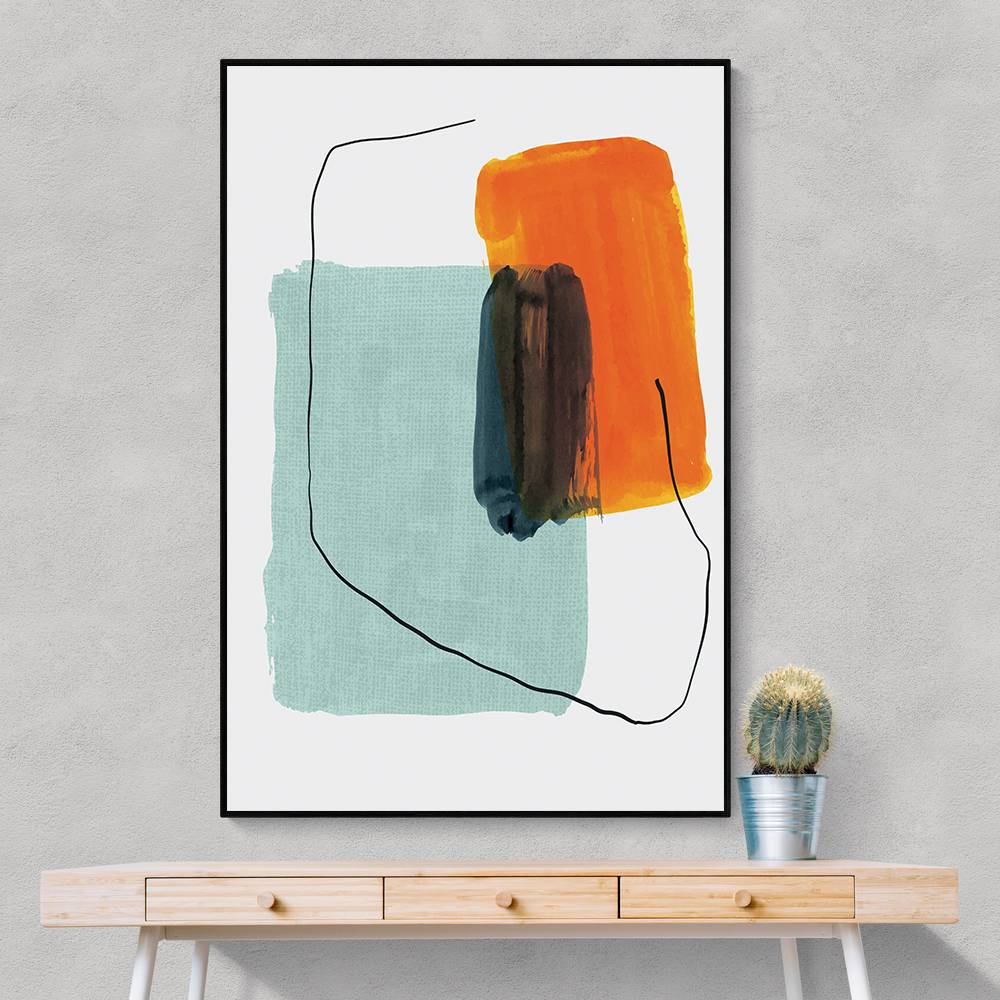 Bright Abstract Design #1 Wall Art