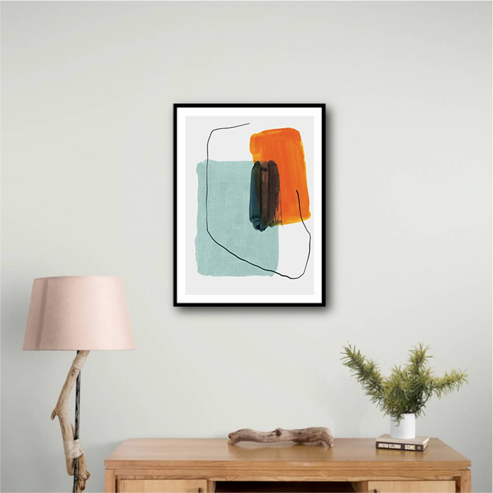 Bright Abstract Design #1 Wall Art