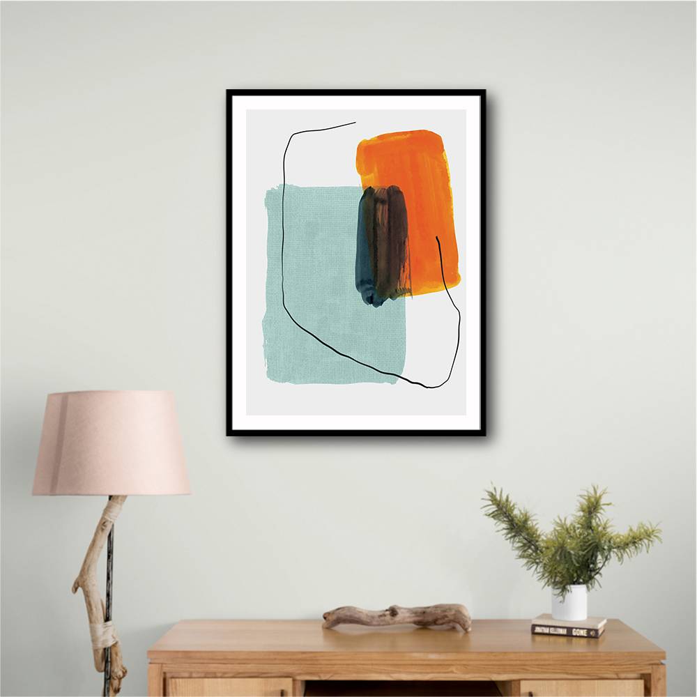 Bright Abstract Design #1 Wall Art